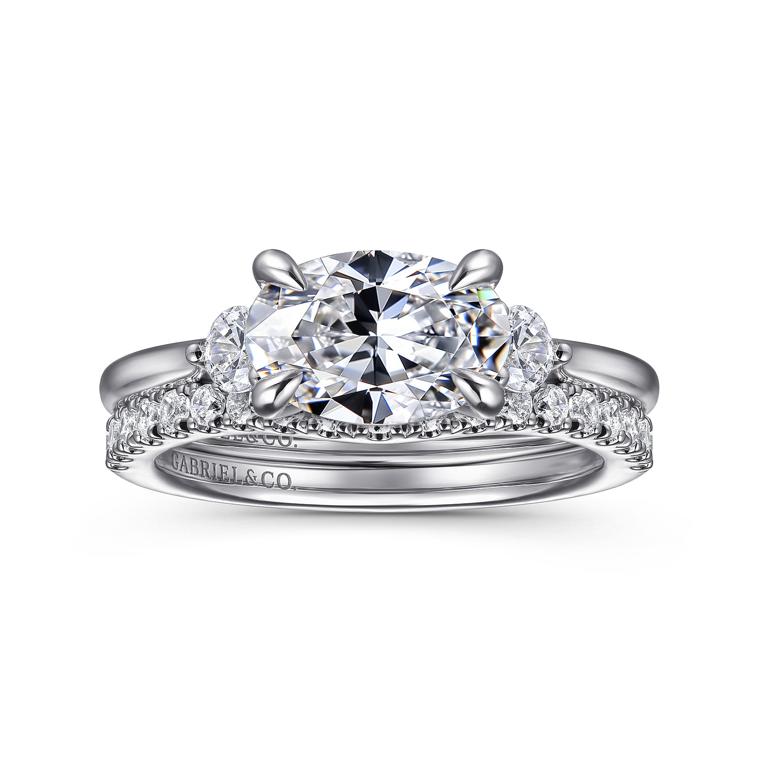14K White Gold Diamond Wedding Band - 0.3 ct - Shot 4