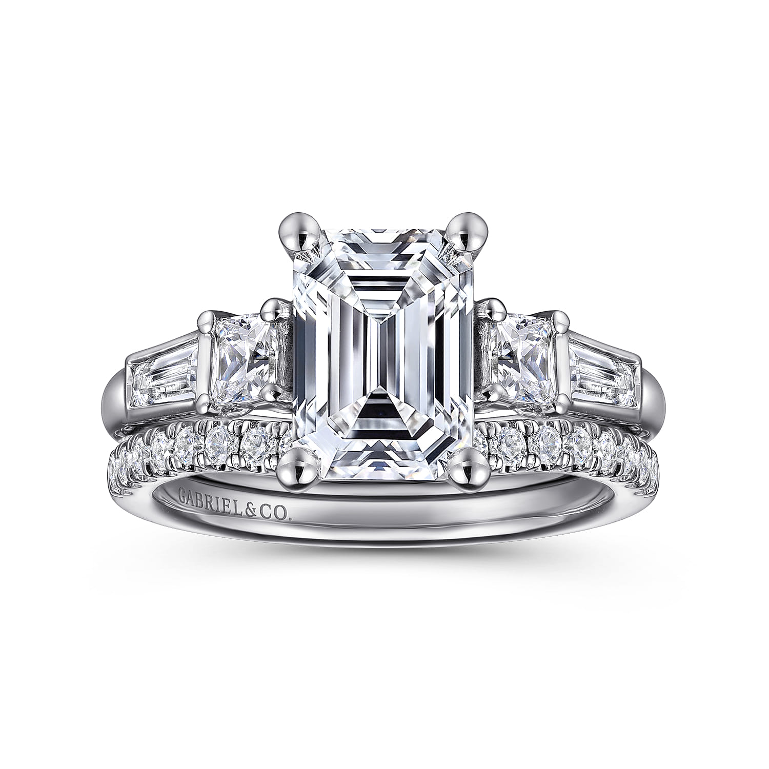 14K White Gold Diamond Wedding Band - 0.23 ct - Shot 4