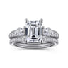 14K White Gold Diamond Wedding Band - 0.23 ct