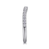 14K White Gold Diamond Wedding Band - 0.23 ct