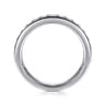 14K White Gold Diamond Wedding Band - 0.57 ct
