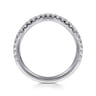 14K White Gold Diamond Wedding Band - 0.3 ct