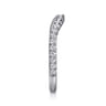 14K White Gold Diamond Wedding Band - 0.3 ct