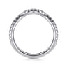 14K White Gold Diamond Wedding Band - 0.3 ct