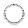 14K White Gold Diamond Wedding Band - 0.25 ct