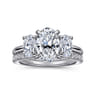 14K White Gold Diamond Wedding Band - 0.25 ct