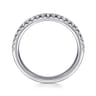 14K White Gold Diamond Wedding Band - 0.25 ct