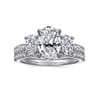 14K White Gold Diamond Wedding Band - 0.25 ct