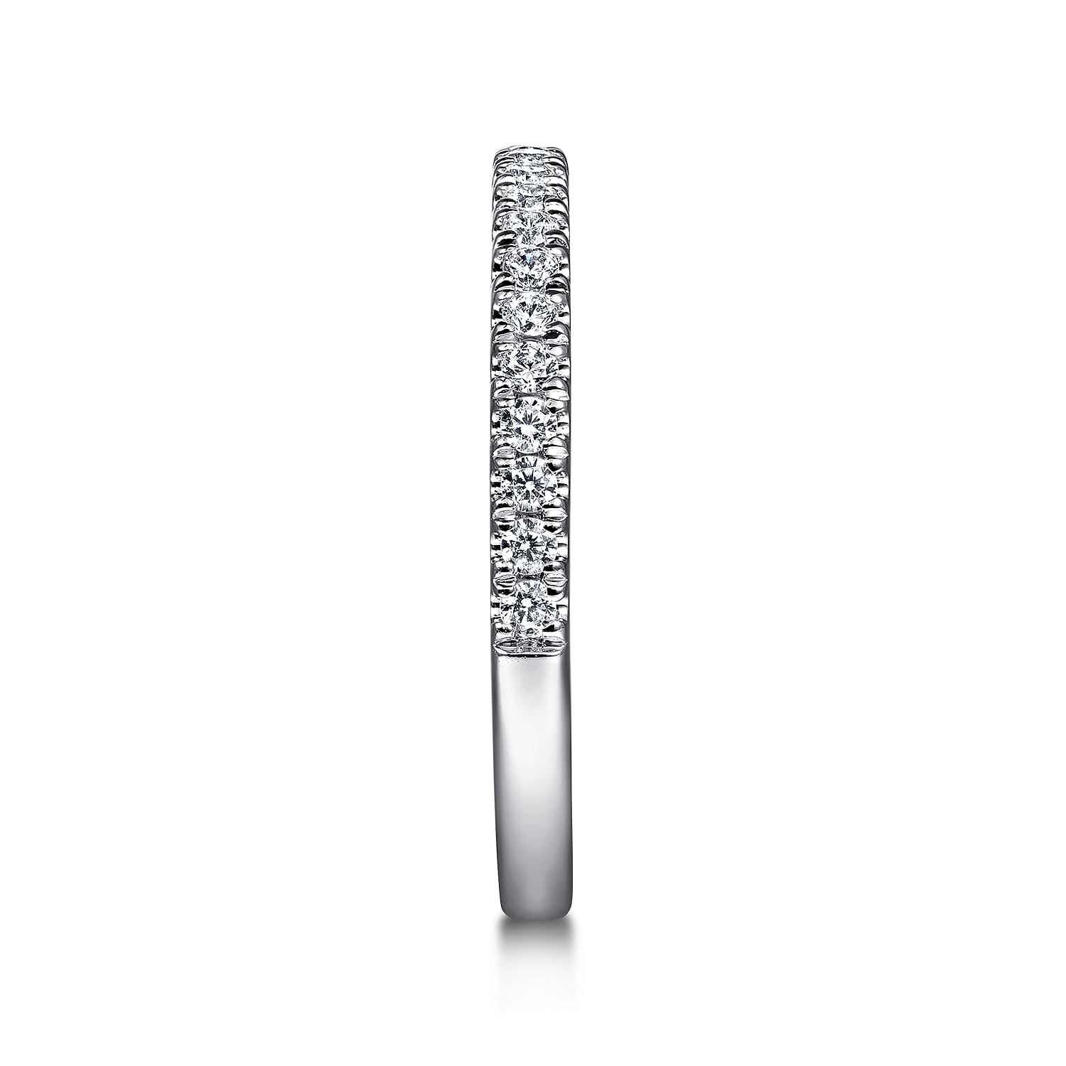 14K White Gold Diamond Wedding Band - 0.25 ct - Shot 5