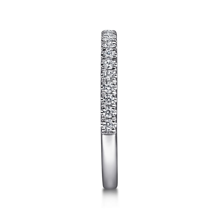 14K White Gold Diamond Wedding Band - 0.25 ct - Shot 5