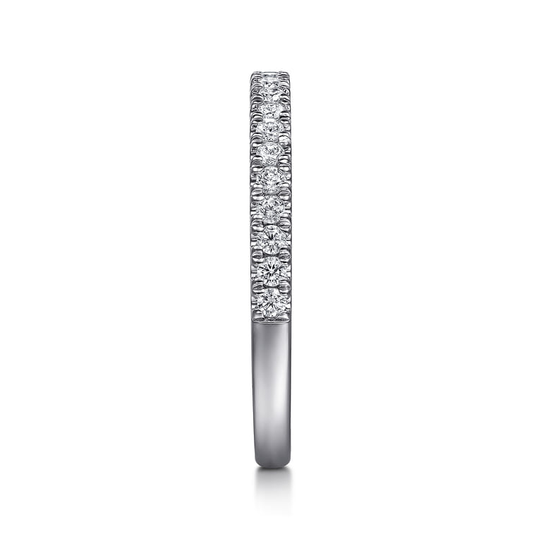 14K White Gold Diamond Wedding Band - 0.25 ct - Shot 5