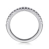 14K White Gold Diamond Wedding Band - 0.23 ct