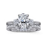 14K White Gold Diamond Wedding Band - 0.3 ct