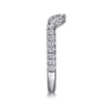 14K White Gold Diamond Wedding Band - 0.3 ct