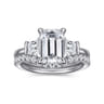 14K White Gold Diamond Wedding Band - 0.32 ct