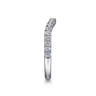 14K White Gold Diamond Wedding Band - 0.32 ct