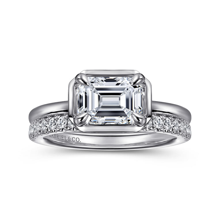 14K White Gold Diamond Wedding Band - 0.25 ct - Shot 4