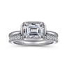 14K White Gold Diamond Wedding Band - 0.25 ct