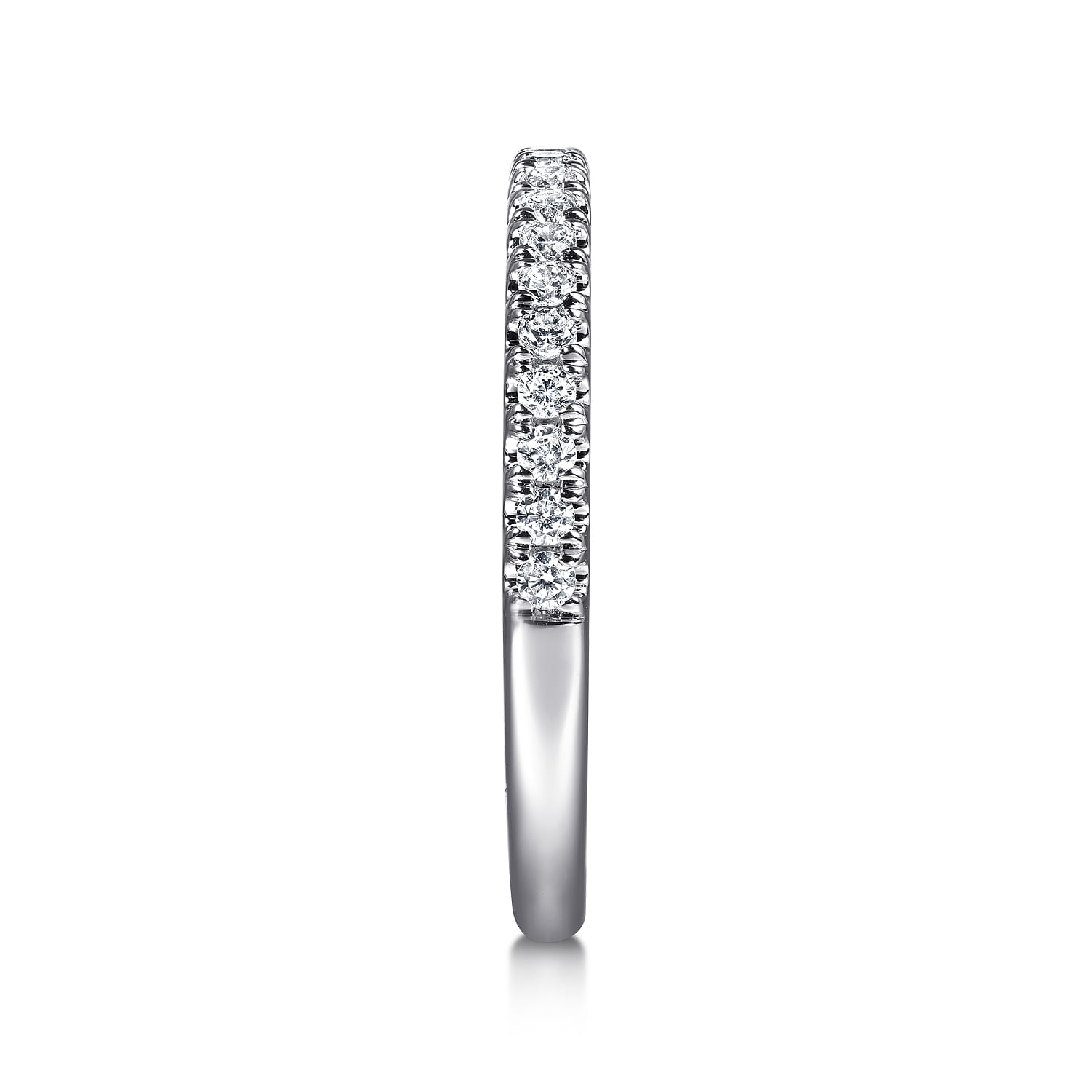 14K White Gold Diamond Wedding Band - 0.25 ct - Shot 5