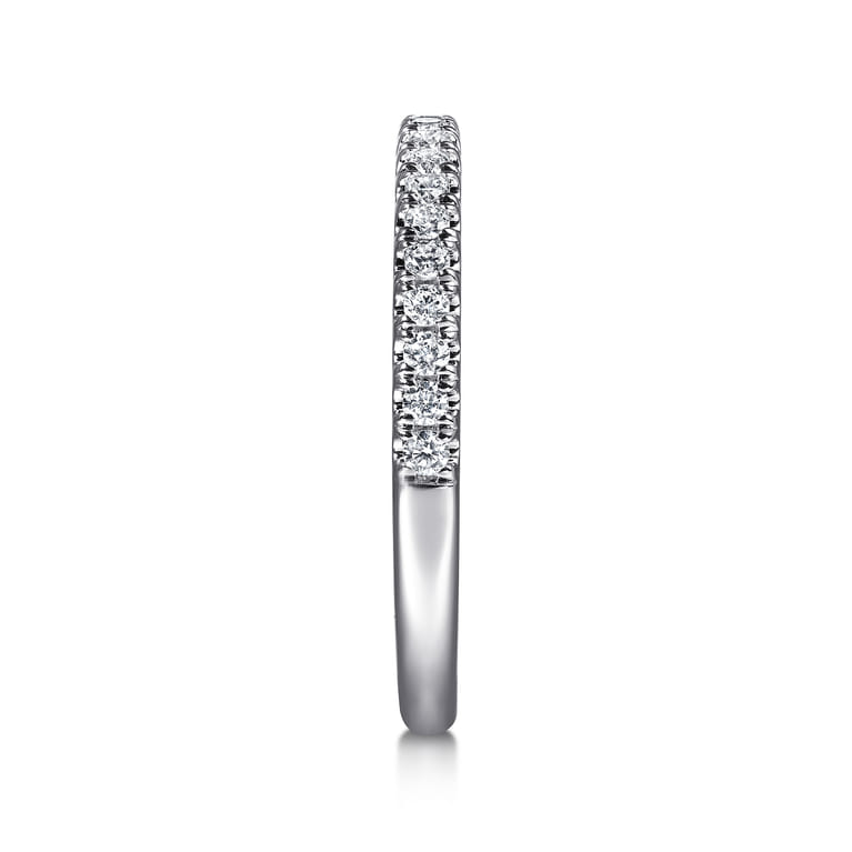 14K White Gold Diamond Wedding Band - 0.25 ct - Shot 5