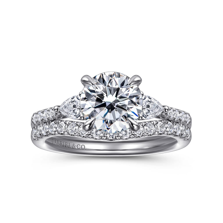 14K White Gold Diamond Wedding Band - 0.2 ct - Shot 4
