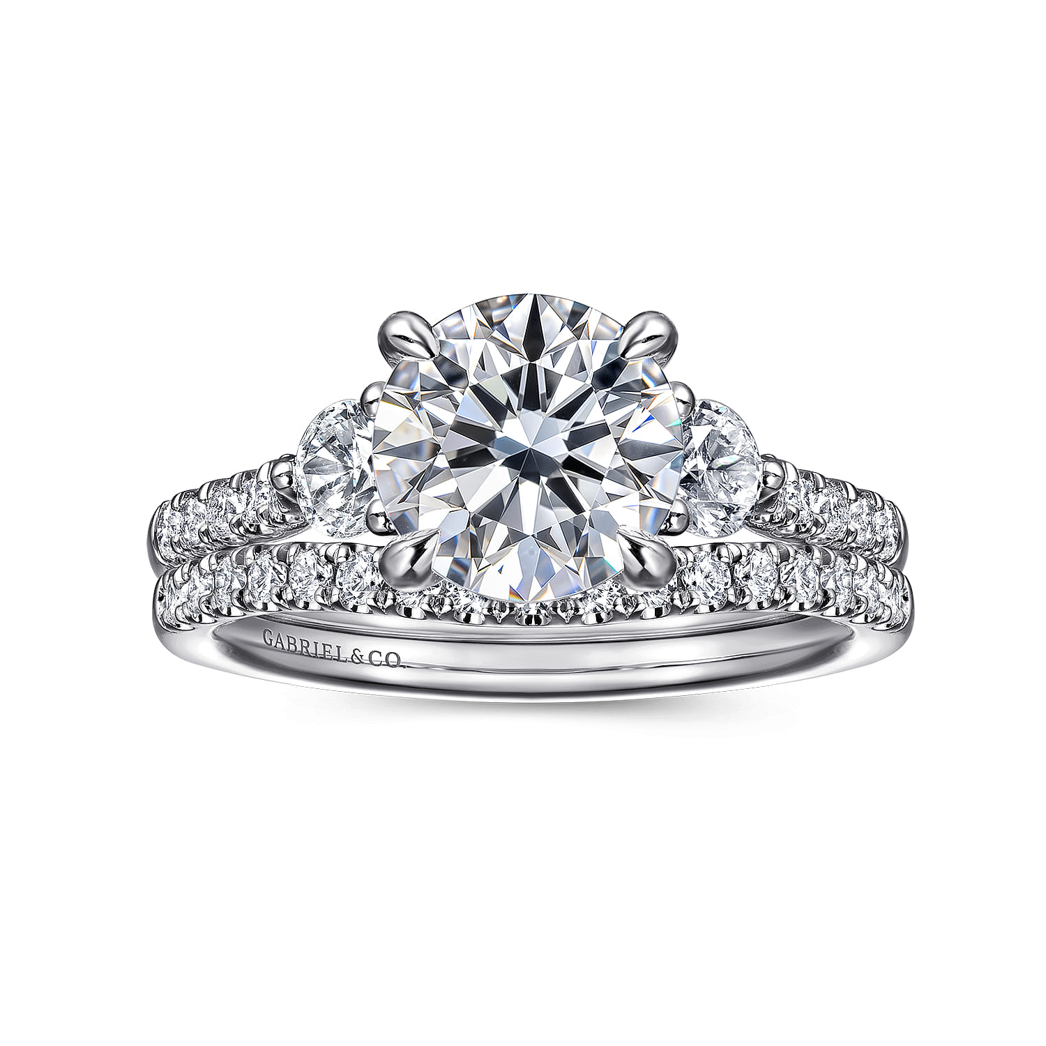 14K White Gold Diamond Wedding Band - 0.21 ct - Shot 4