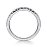 14K White Gold Diamond Wedding Band - 0.3 ct