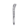 14K White Gold Diamond Wedding Band - 0.3 ct