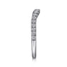 14K White Gold Diamond Wedding Band - 0.3 ct