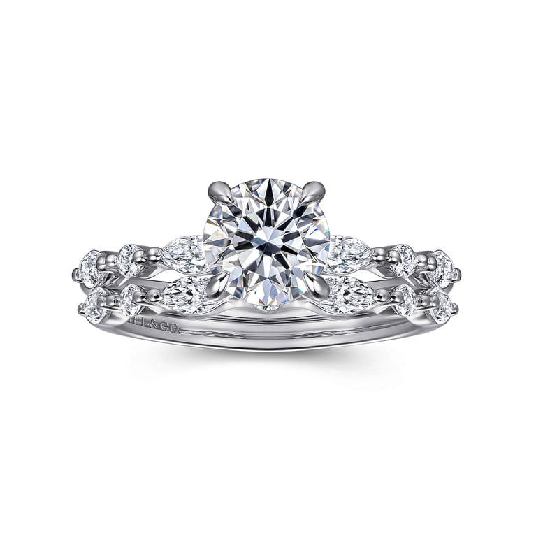 14K White Gold Diamond Wedding Band - 0.3 ct - Shot 4
