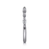 14K White Gold Diamond Wedding Band - 0.3 ct