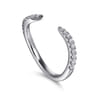 14K White Gold Diamond Wedding Band - 0.18 ct