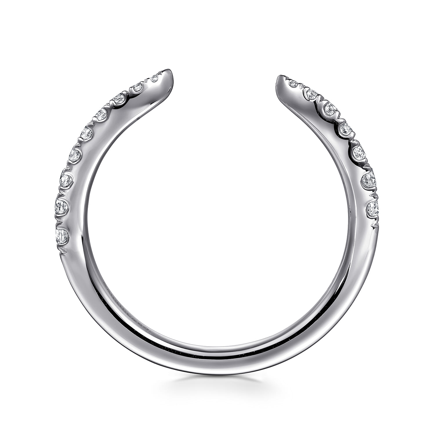 14K White Gold Diamond Wedding Band - 0.21 ct - Shot 2