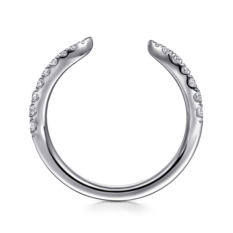 14K White Gold Diamond Wedding Band - 0.21 ct - Shot 2