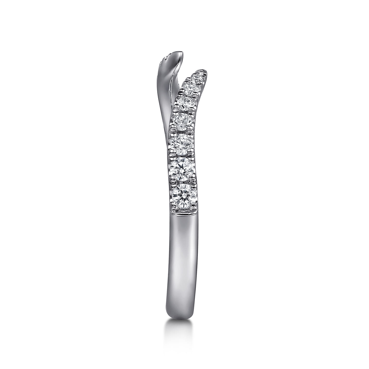 14K White Gold Diamond Wedding Band - 0.21 ct - Shot 5