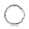 14K White Gold Diamond Wedding Band - 0.26 ct