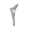 14K White Gold Diamond Wedding Band - 0.26 ct