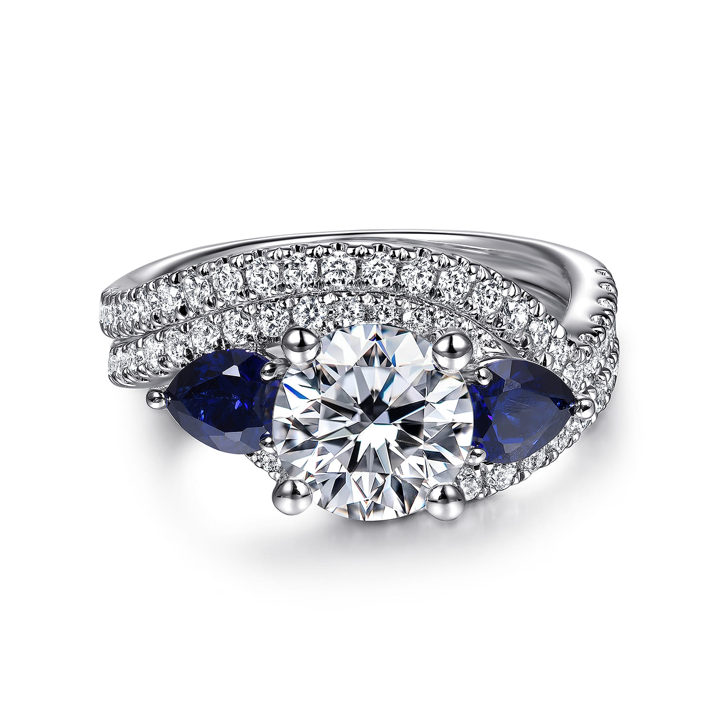 14K White Gold Diamond Wedding Band - 0.23 ct - Shot 4