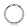 14K White Gold Diamond Wedding Band - 0.23 ct