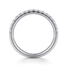14K White Gold Diamond Wedding Band - 0.4 ct
