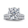 14K White Gold Diamond Wedding Band - 0.4 ct