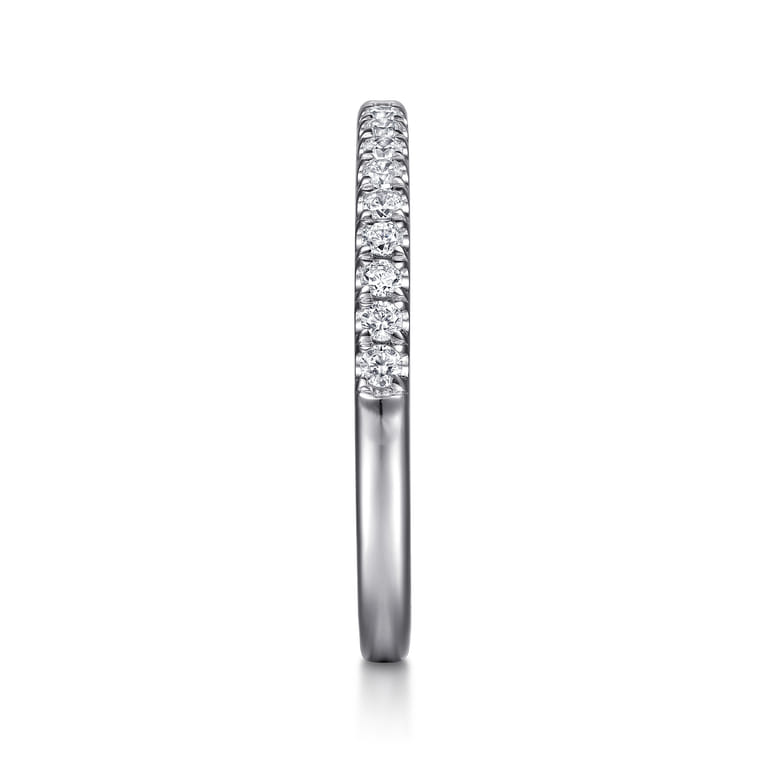 14K White Gold Diamond Wedding Band - 0.25 ct - Shot 5