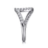 14K White Gold Diamond Wedding Band - 0.4 ct