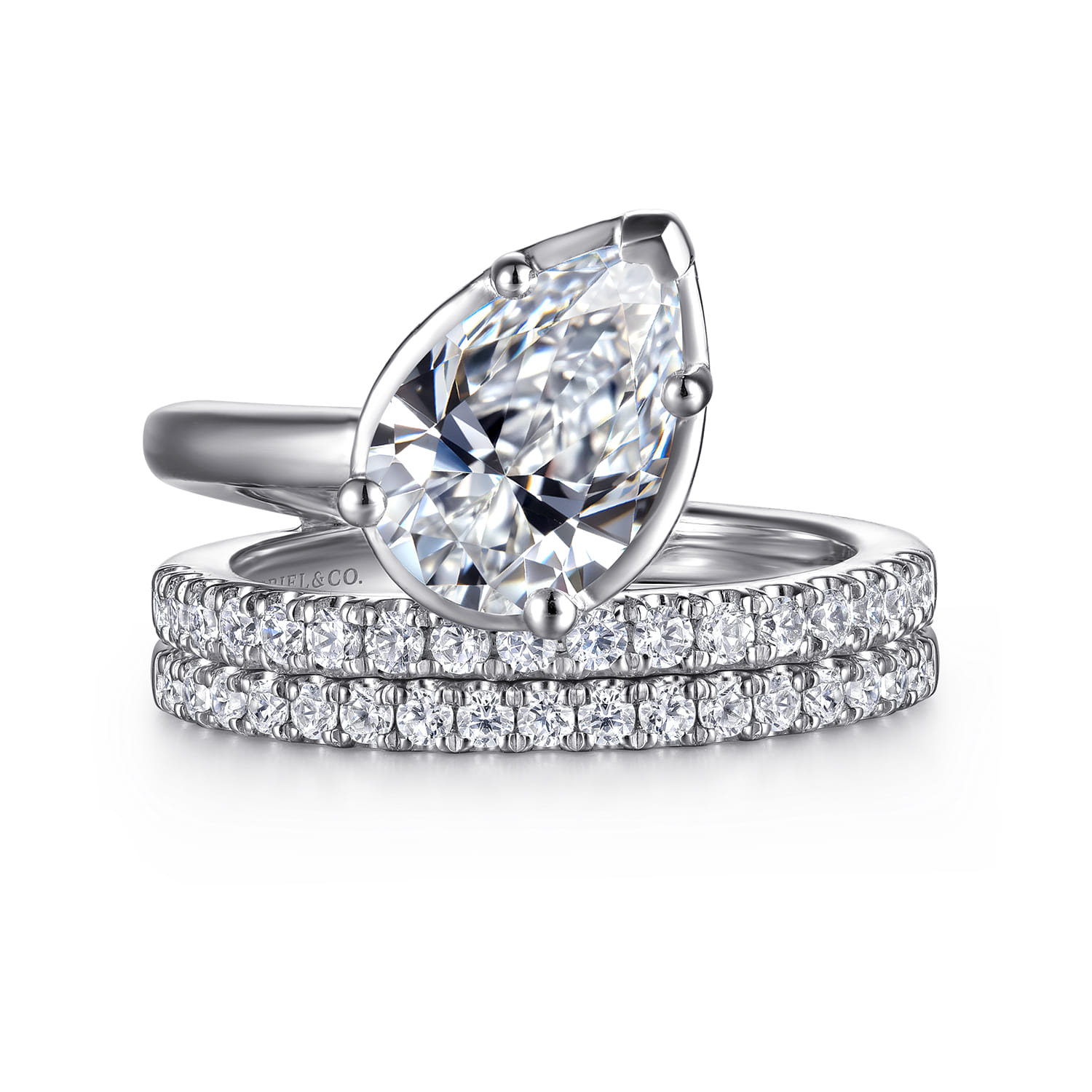 14K White Gold Diamond Wedding Band - 0.3 ct - Shot 4