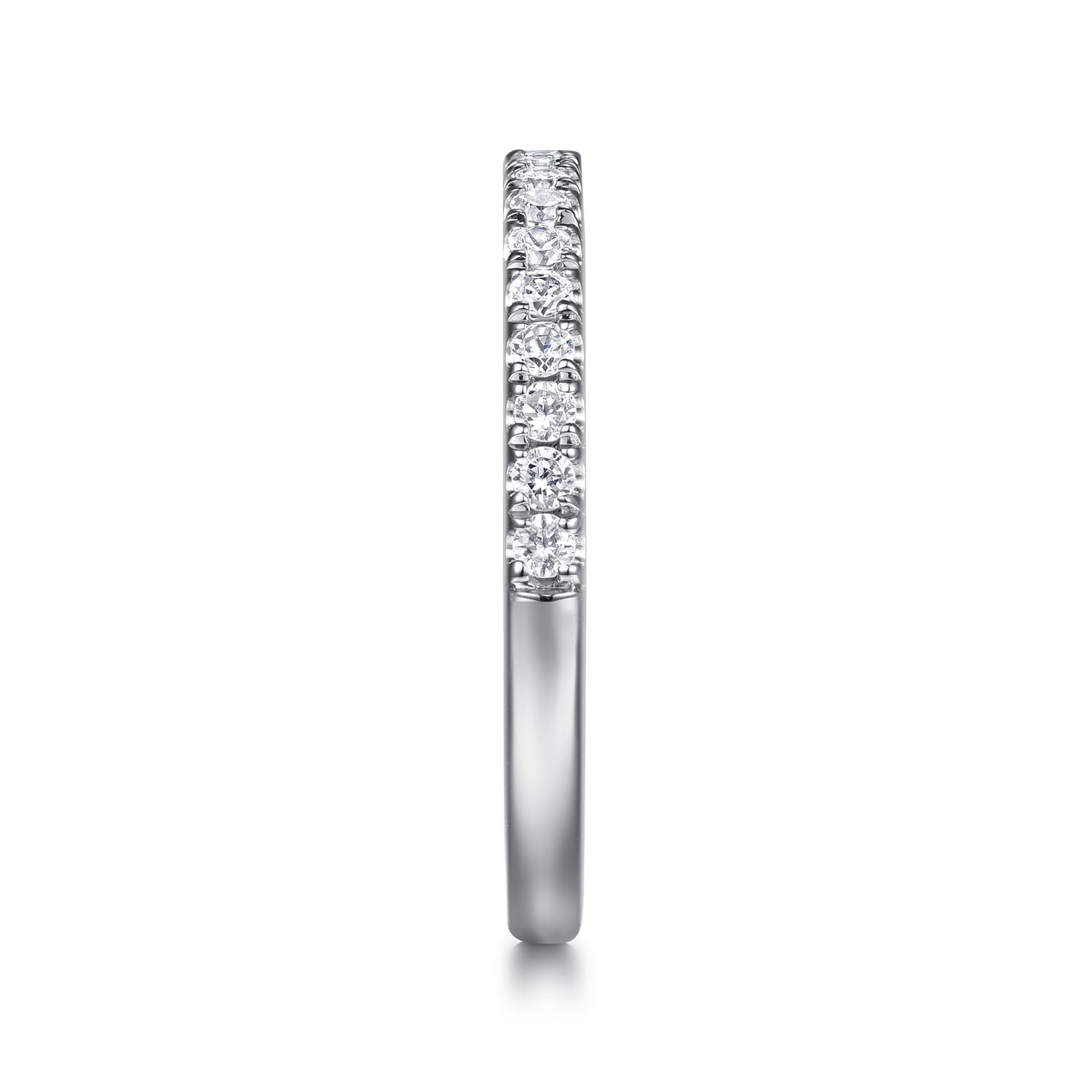 14K White Gold Diamond Wedding Band - 0.3 ct - Shot 5