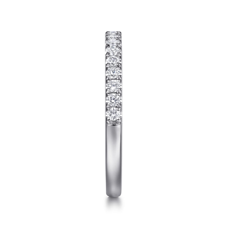 14K White Gold Diamond Wedding Band - 0.3 ct - Shot 5