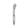 14K White Gold Diamond Wedding Band - 0.35 ct