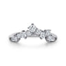 14K White Gold Diamond Wedding Band - 0.5 ct