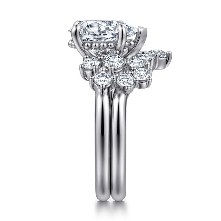 14K White Gold Diamond Wedding Band - 0.5 ct - Shot 5