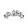 14K White Gold Diamond Wedding Band - 0.5 ct